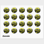 stickers d'art de ski jaune Whistler Canada (Feuille)
