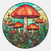 Stickers d'art des champignons (Devant)