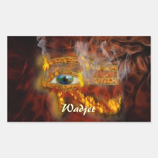 Stickers d'art égyptien Eye of Horus Wadjet (Devant)