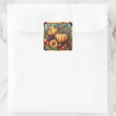 Stickers d'art en verre d'automne (Sac)