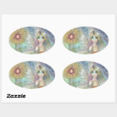 Stickers d'Art Fairy Sunflower (Feuille)