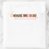 Stickers d'art mignon-Caterpillar #2-Erin Brie Art (Sac)