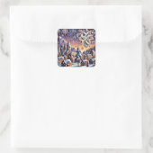 Stickers d'art nocturne d'hiver (Sac)