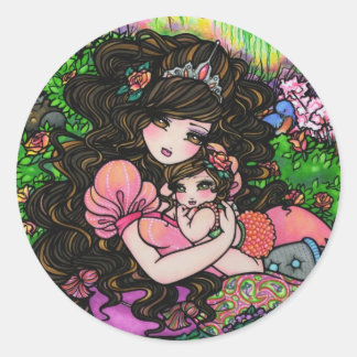 Stickers d'art Princess Maman & Baby shower Imagin