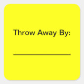 Stickers Date d'expiration (Devant)