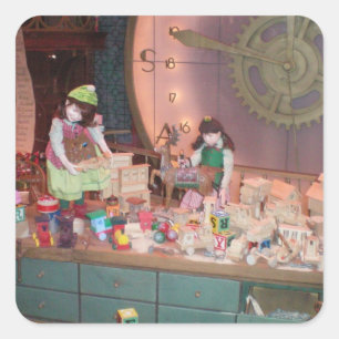 Stickers d'atelier de Père Noël