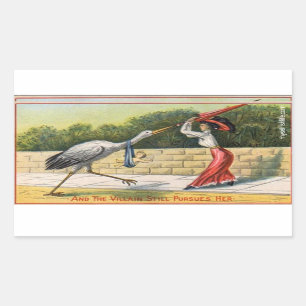 Stickers d'attaque de cigogne (sans enfant)