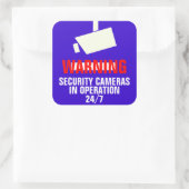Stickers d'avertissement de la caméra de sécurité (Sac)
