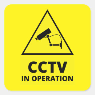 Stickers d'avertissement de la caméra de sécurité