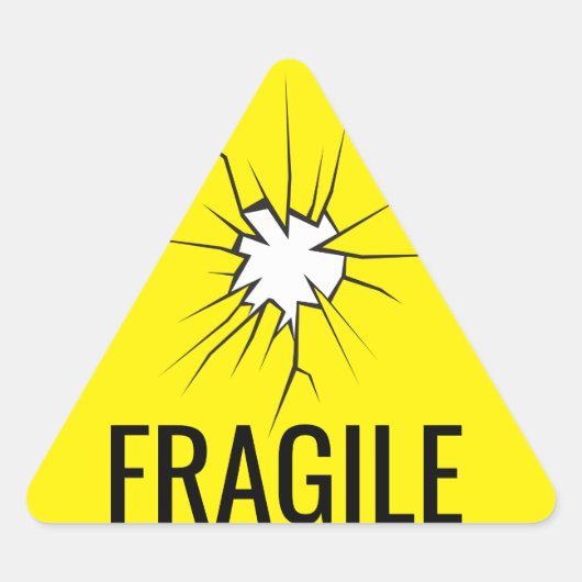 Stickers d'avertissement fragiles (Devant)