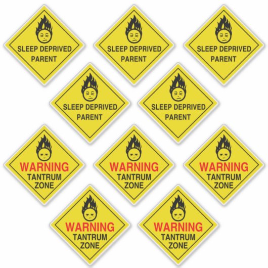 Stickers d'avertissement parental (Devant)