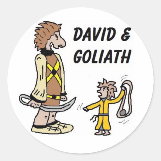 Stickers David et Goliath (Devant)