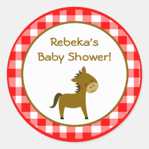 Stickers de 20 à 1,5 po Favor Animaux de ferme de 