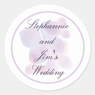 Stickers de 20 à 1,5 po Favor Dydrangea violet