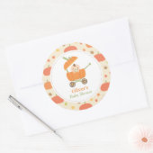 Stickers de Baby shower à petit Citrouille (Enveloppe)