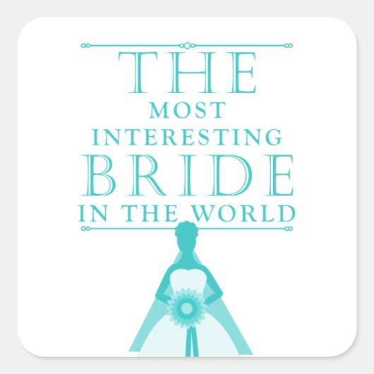 Stickers de bachelorette de mariée les plus intére (Devant)