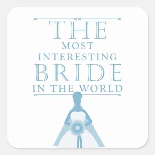 Stickers de bachelorette de mariée les plus intére (Devant)