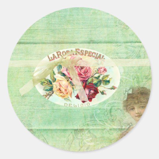 stickers de bain romantique (Devant)