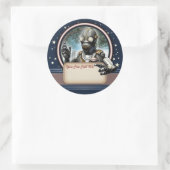 Stickers de balise de nom de robot convivial (Sac)