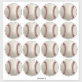 Stickers De Baseball (Feuille)