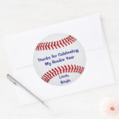 Stickers de baseball de base-ball avec VOTRE TEXTE (Enveloppe)