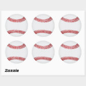 Stickers de baseball vierges, ronds, grands ou pet (Feuille)