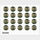 Stickers de bétail Ankole (Feuille)
