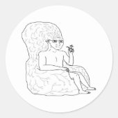 stickers de bois Big Brain (Devant)