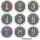 Stickers de bosse mensuelle de grossesse (Devant)