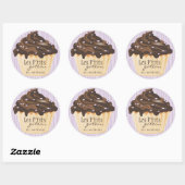 Stickers de boulangerie mignonne et capricieuse (Feuille)