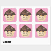 Stickers de boulangerie mignonne et capricieuse (Feuille)