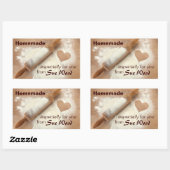 Stickers de boulangerie personnalisés faits maison (Feuille)