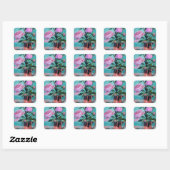 Stickers de bouquet Peonies (Feuille)