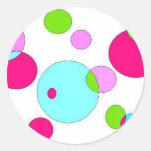 stickers de bulles mignons