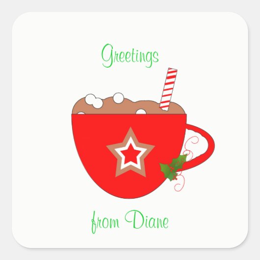 Stickers de cacao en pain d'épices (Devant)