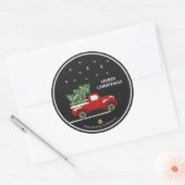 Stickers de Camion de Noël personnalisés (Enveloppe)