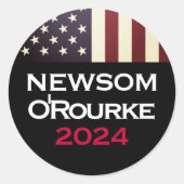 Stickers de campagne américaine O'Rourke 2024 (Devant)