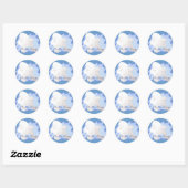 Stickers de caniche blanc (Feuille)