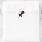 Stickers de caniche rose adorable (Sac)