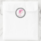 Stickers de caniche rose adorable (Sac)