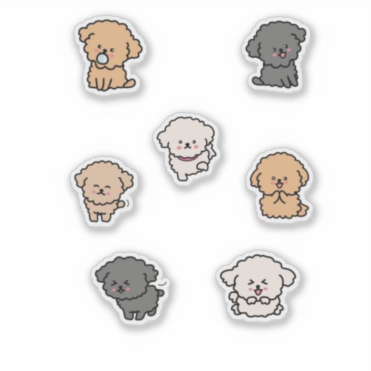 stickers de canicules mignons (Devant)