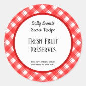 Stickers de canne à canne rouge blanc plié rétro p (Devant)