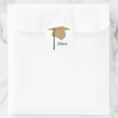 Stickers de capuchon vert et or, Classe (Sac)
