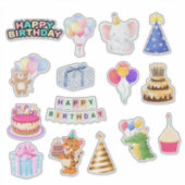 Stickers de célébration Anniversaire de enfant cou (Devant)