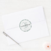 Stickers de chambre de mariée Monogramme Mariage (Enveloppe)