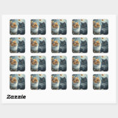 Stickers de chat de fête (Feuille)