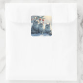 Stickers de chat de fête (Sac)