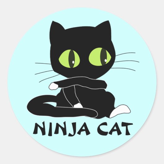 Stickers de chat Ninja (Devant)