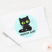 Stickers de chat Ninja (Enveloppe)