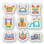 Stickers de château gonflable (Devant)